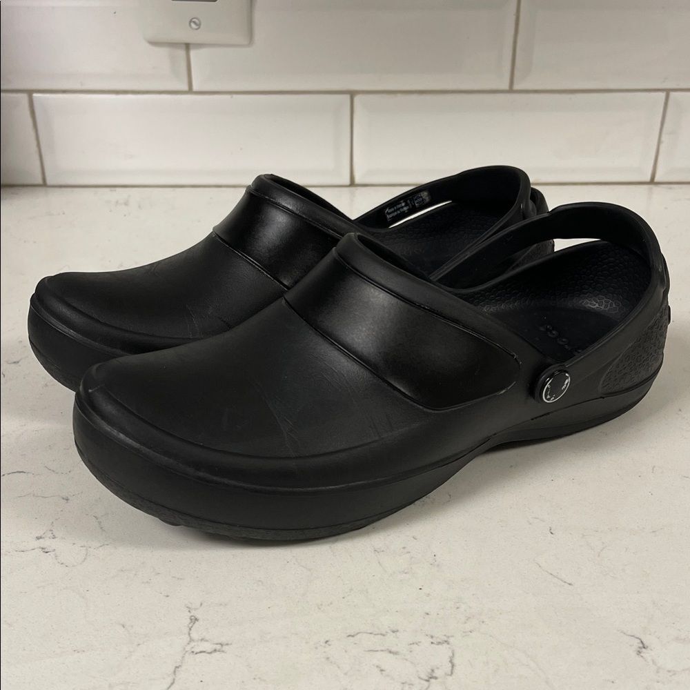 Crocs Mercy Work Clog 10876 Black Women’s Size 10